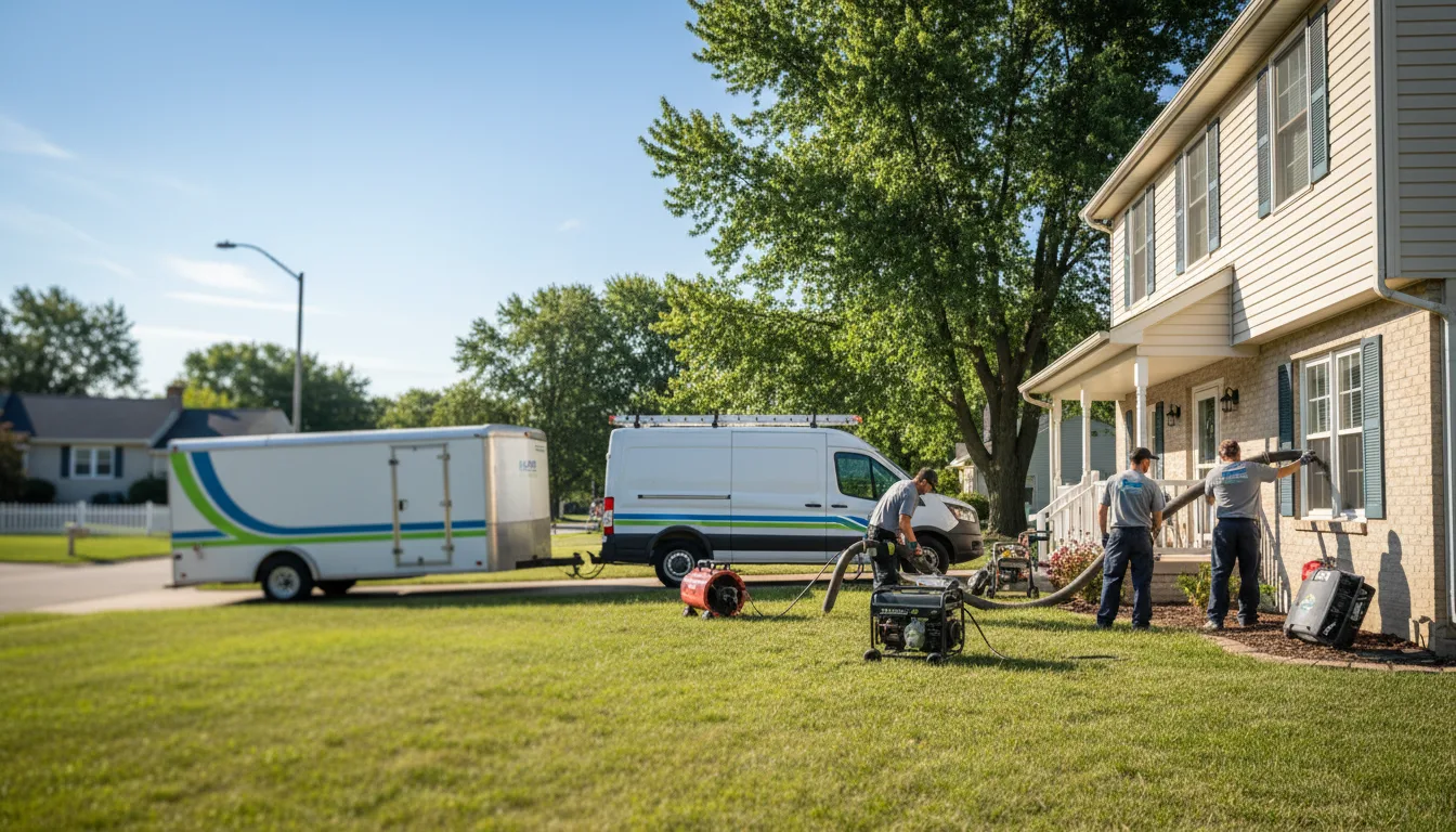 Flooded Basement Restoration And Cleanup With Repair in Palco, KS near me